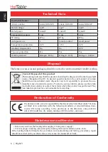 Preview for 6 page of HotTable 10201-SA-MS Original Instructions Manual