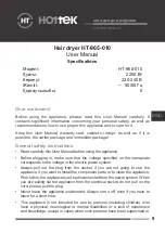 Preview for 9 page of Hottek HT-965-010 User Manual