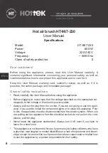 Preview for 8 page of Hottek HT-967-230 User Manual