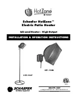 HotZone HZE-1500P Installation & Operation Instructions preview