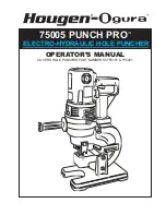 Preview for 1 page of Hougen-Ogura 0755101 Operator'S Manual