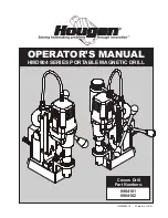 Предварительный просмотр 1 страницы Hougen 0904102 HMD904 Operator'S Manual