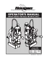 Preview for 1 page of Hougen 0904103 Operator'S Manual