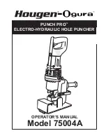 Предварительный просмотр 1 страницы Hougen 75004A Operating Instructions Manual