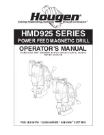 Hougen 925102 Operator'S Manual preview