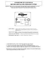 Preview for 6 page of Hougen 925102 Operator'S Manual