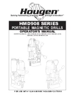 Preview for 1 page of Hougen HMD908 Operator'S Manual