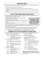 Preview for 8 page of Hougen HMD908 Operator'S Manual