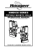 Preview for 1 page of Hougen HMD938 SERIES Operator'S Manual