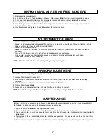 Preview for 7 page of Hougen HMD938 SERIES Operator'S Manual