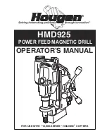 Предварительный просмотр 1 страницы Hougen Portable Operator'S Manual