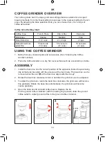 Предварительный просмотр 14 страницы House of Barista 11120013 Manual