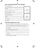 Предварительный просмотр 15 страницы House of Barista 11120013 Manual