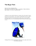 HouseMate Magic Flute Quick Start Manual предпросмотр