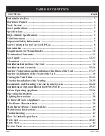 Preview for 2 page of HouseWarmer HWDV080BDV(N,P)-1 Installation Instructions And Owner'S Manual