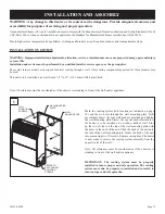 Preview for 15 page of HouseWarmer HWDV080BDV(N,P)-1 Installation Instructions And Owner'S Manual