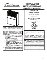 HouseWarmer HWDV081 Installation Instructions And Owner'S Manual preview