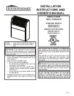 Preview for 1 page of HouseWarmer HWDV081 Installation Instructions And Owner'S Manual