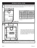 Preview for 20 page of HouseWarmer HWDV081 Installation Instructions And Owner'S Manual