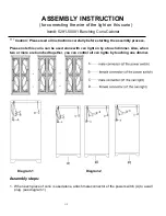 HOUZZ Bunching Curio Cabinet Assembly Instruction preview