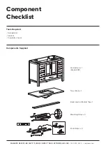 Preview for 4 page of HOUZZ KENDALL VANITY WITH PLINTH KIT Assembly Instructions Manual