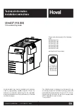 Preview for 1 page of Hoval 42-UltraOil 110 Technical Information Installation Instructions