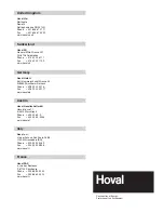 Preview for 42 page of Hoval Belaria 33 Operating Instructions Manual