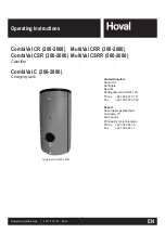 Hoval CombiVal CR 200 Operating Instructions Manual preview