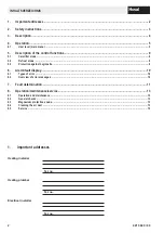 Предварительный просмотр 2 страницы Hoval CombiVal WPE Operating Instructions Manual