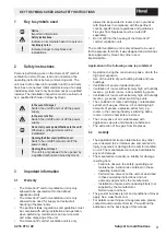 Preview for 3 page of Hoval HomeVent comfort 351 Operating Instructions Manual