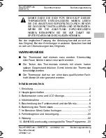 Предварительный просмотр 3 страницы Hoval Raumstation RS-R Operation Manua