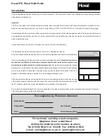 Preview for 3 page of Hoval STU 200 Installation, Operation And Maintenance Instructions