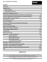 Предварительный просмотр 2 страницы Hoval STU Series Installation, Operation And Maintenance Instructions