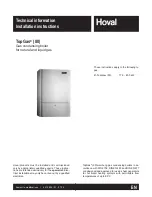 Preview for 1 page of Hoval TopGas 80 Installation Instructions Manual