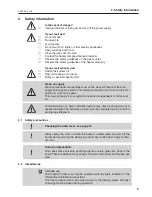 Preview for 5 page of Hoval TopGas combi 21/18 Operating Instructions Manual