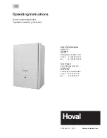 Preview for 1 page of Hoval TopGas comfort 10 Operating Instructions Manual