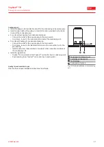 Предварительный просмотр 41 страницы Hoval TopVent TP Operating Instructions Manual