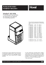 Preview for 1 page of Hoval UltraGas 1000 Technical Information