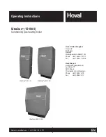 Preview for 1 page of Hoval UltraGas (15-1000) Operating Instructions Manual