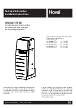 Preview for 1 page of Hoval UltraGas 15 Technical Information Installation Instructions