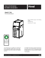 Preview for 1 page of Hoval UltraOil 50 Technical Information And Installation Instructions