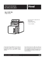 Preview for 1 page of Hoval Uno-3 110 Technical Information And Assembly Instructions