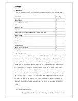 Preview for 2 page of Hover Camera HC-6428 User Manual