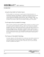 Preview for 4 page of Hovertech hovermatt User Manual