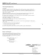 Preview for 5 page of Hovertech Q2Roller User Manual