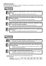 Предварительный просмотр 28 страницы HOWA MACHINERY H3KB Instruction Manual