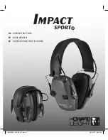 Preview for 1 page of Howard Leight Impact Sport User Instructions