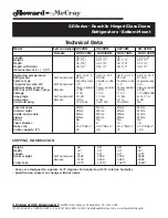 Предварительный просмотр 6 страницы Howard McCray GR102 Specifications