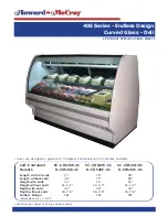 Preview for 1 page of Howard McCray R-CDS40E-4C Specifications