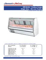 Preview for 1 page of Howard McCray R-CFS40E-12 Specifications